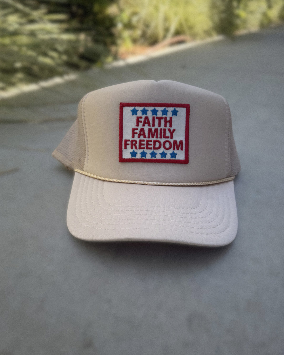 Faith Family Freedom Patch Hat
