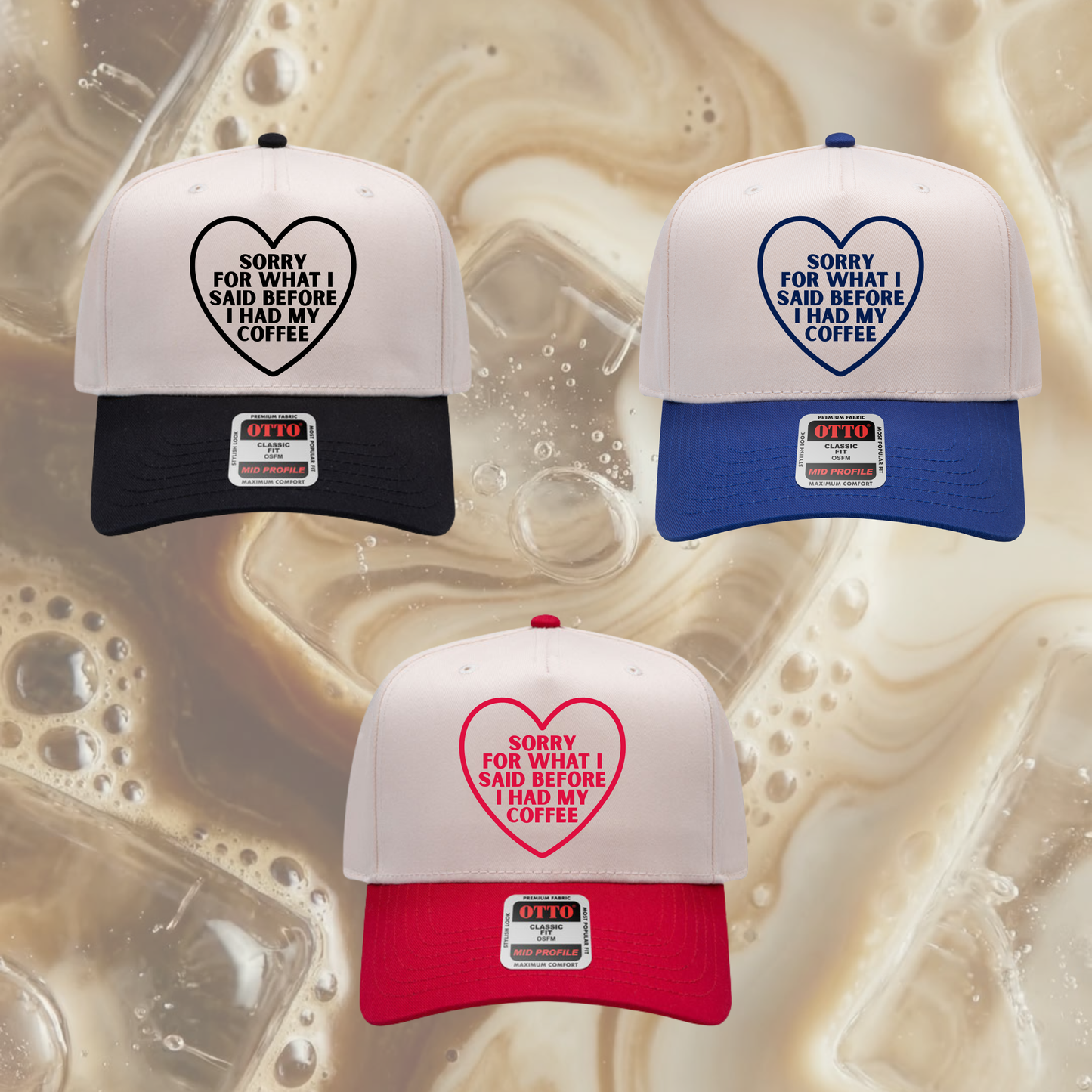 Sorry For What I Said Before I Had My Coffee Trucker Hat