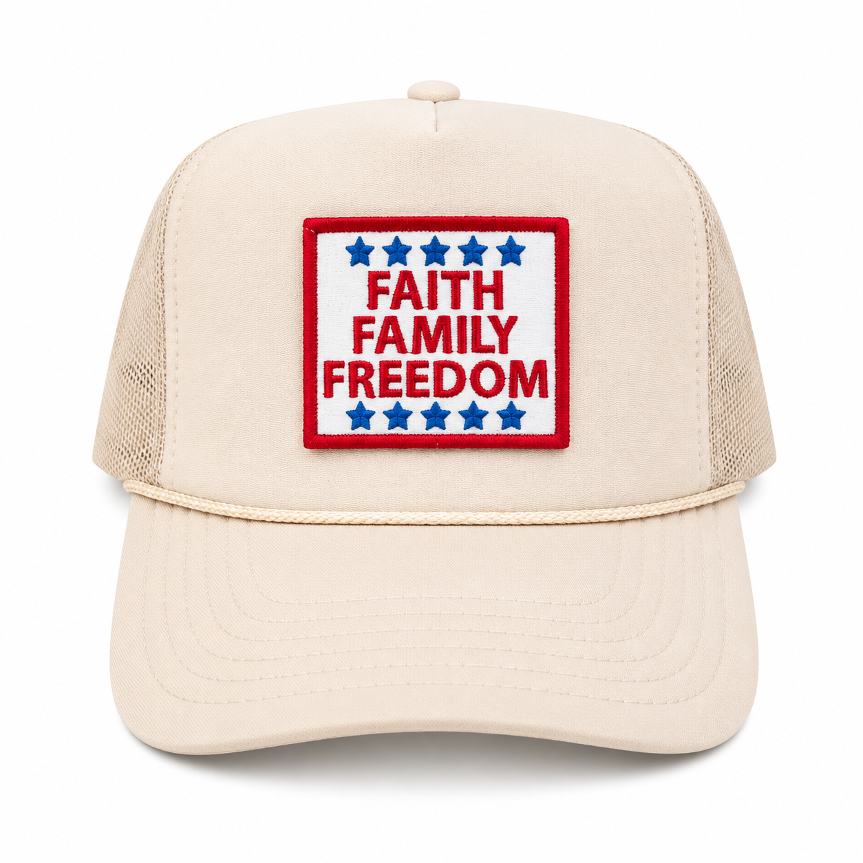 Faith Family Freedom Patch Hat