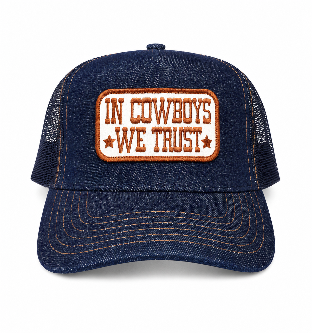In Cowboys We Trust Trucker Hat
