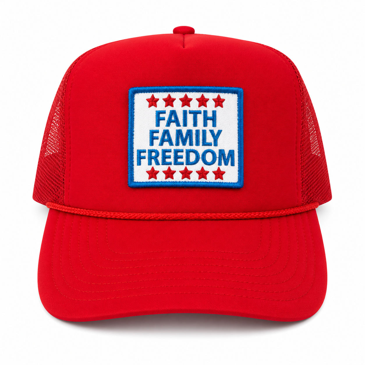 Faith Family Freedom Patch Hat