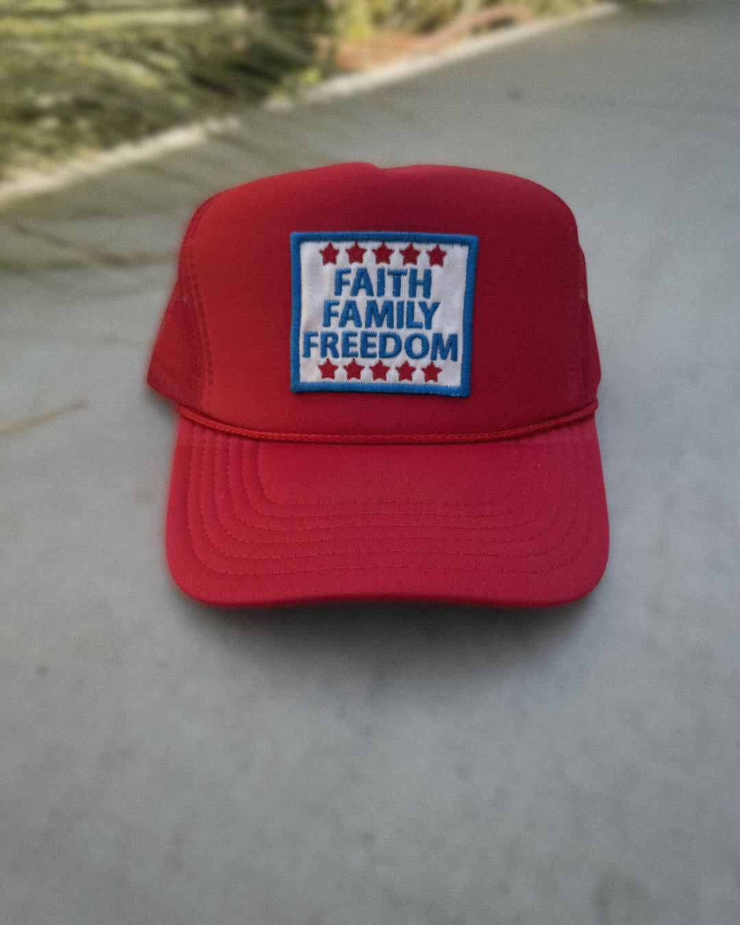 Faith Family Freedom Patch Hat