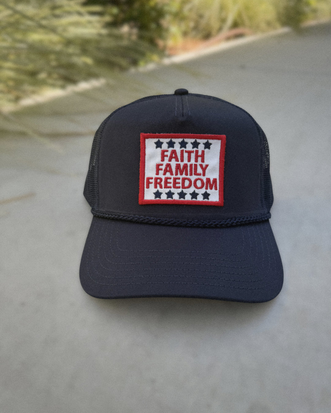 Faith Family Freedom Patch Hat
