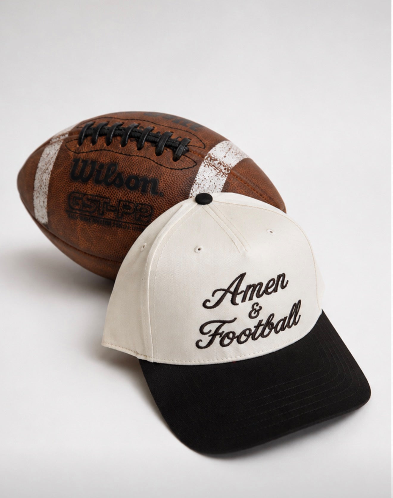Amen & Football Trucker Hat