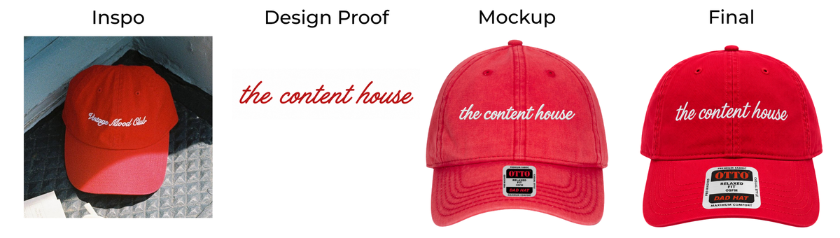 Custom Hat Order